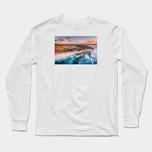 Yallingup Sunset Aerial Long Sleeve T-Shirt